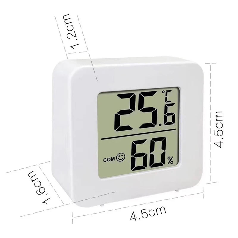 Indoor Mini Temperature and Humidity Meter, Bedroom Temperature Meter, Portable Electronic Digital Display, Humidity and Tempera