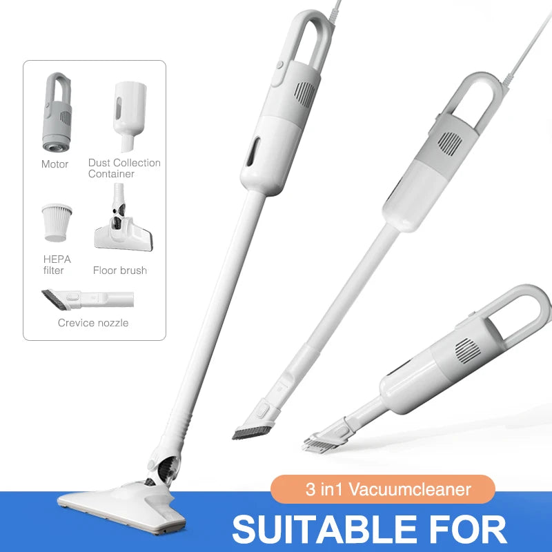 PBHPBH LF-29 400W 15KPA Suction Power Household vacuum cleaners, 1L vacuuming bucket, Handheld Vaccum Cleaner for Home, European