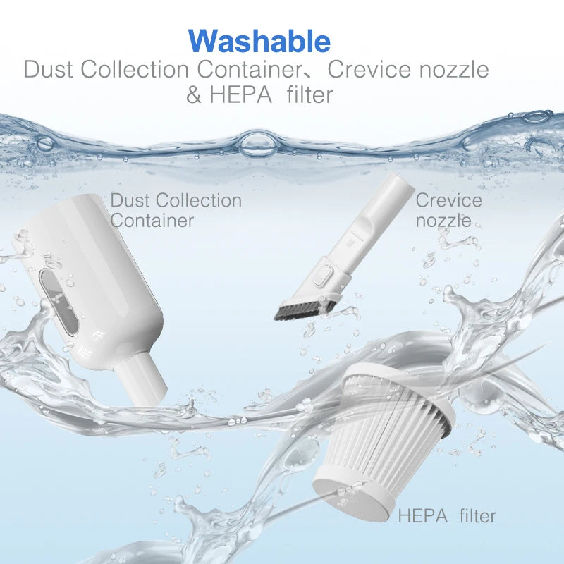 PBHPBH LF-29 400W 15KPA Suction Power Household vacuum cleaners, 1L vacuuming bucket, Handheld Vaccum Cleaner for Home, European